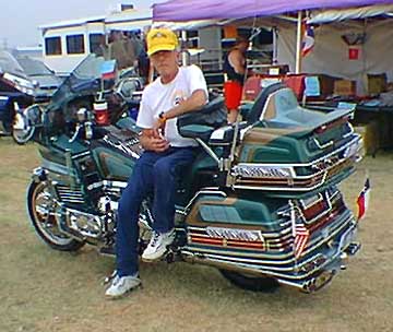 Bob Free on his Gold Wing